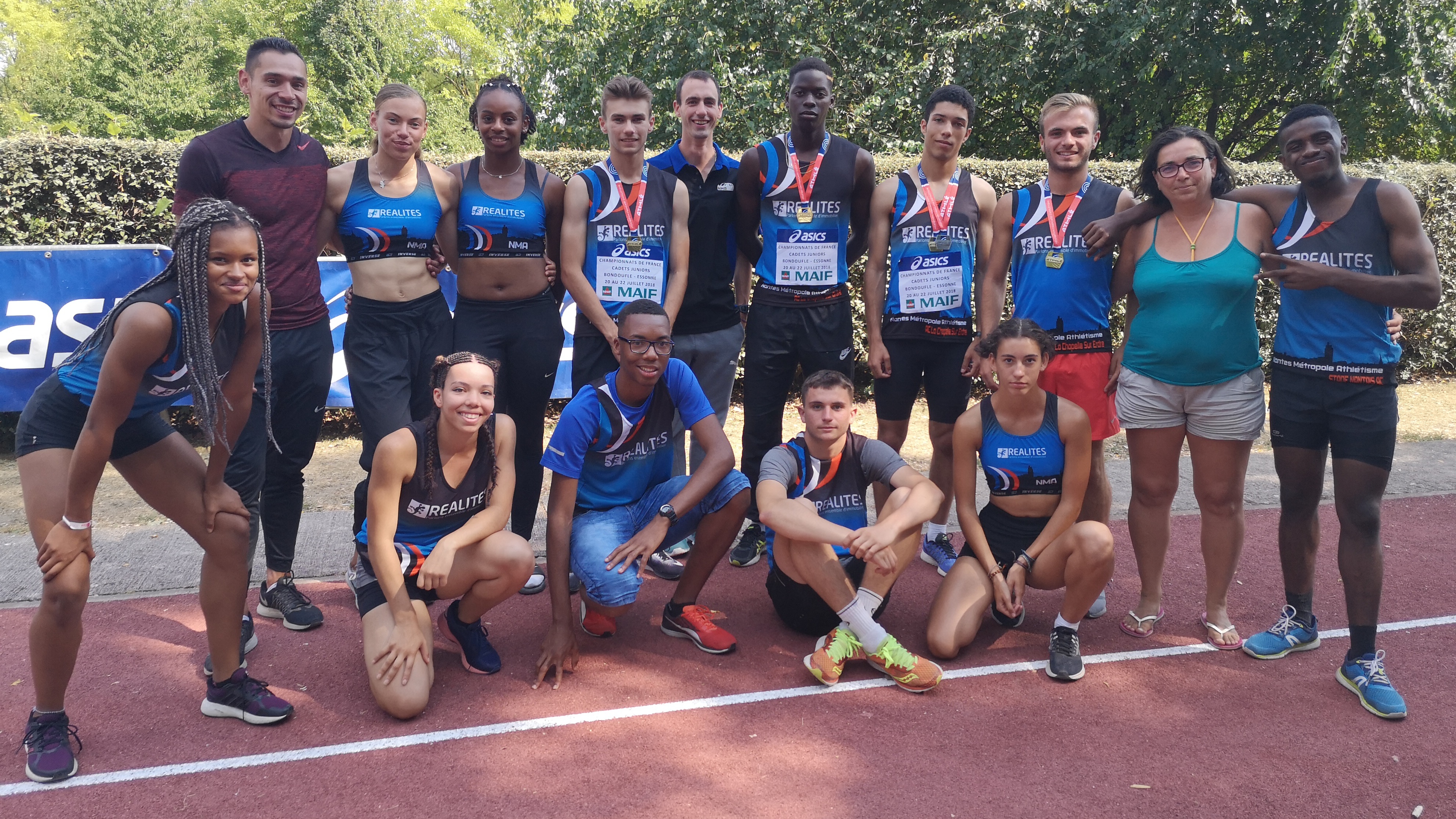 Championnats de France cadets et juniors : Un collectif en or