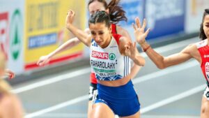Agnès Raharolahy a décroché la médaille de bronze sur 800 m aux Championnats d'Europe en salle à Istanbul ce dimanche en 2'00"85.